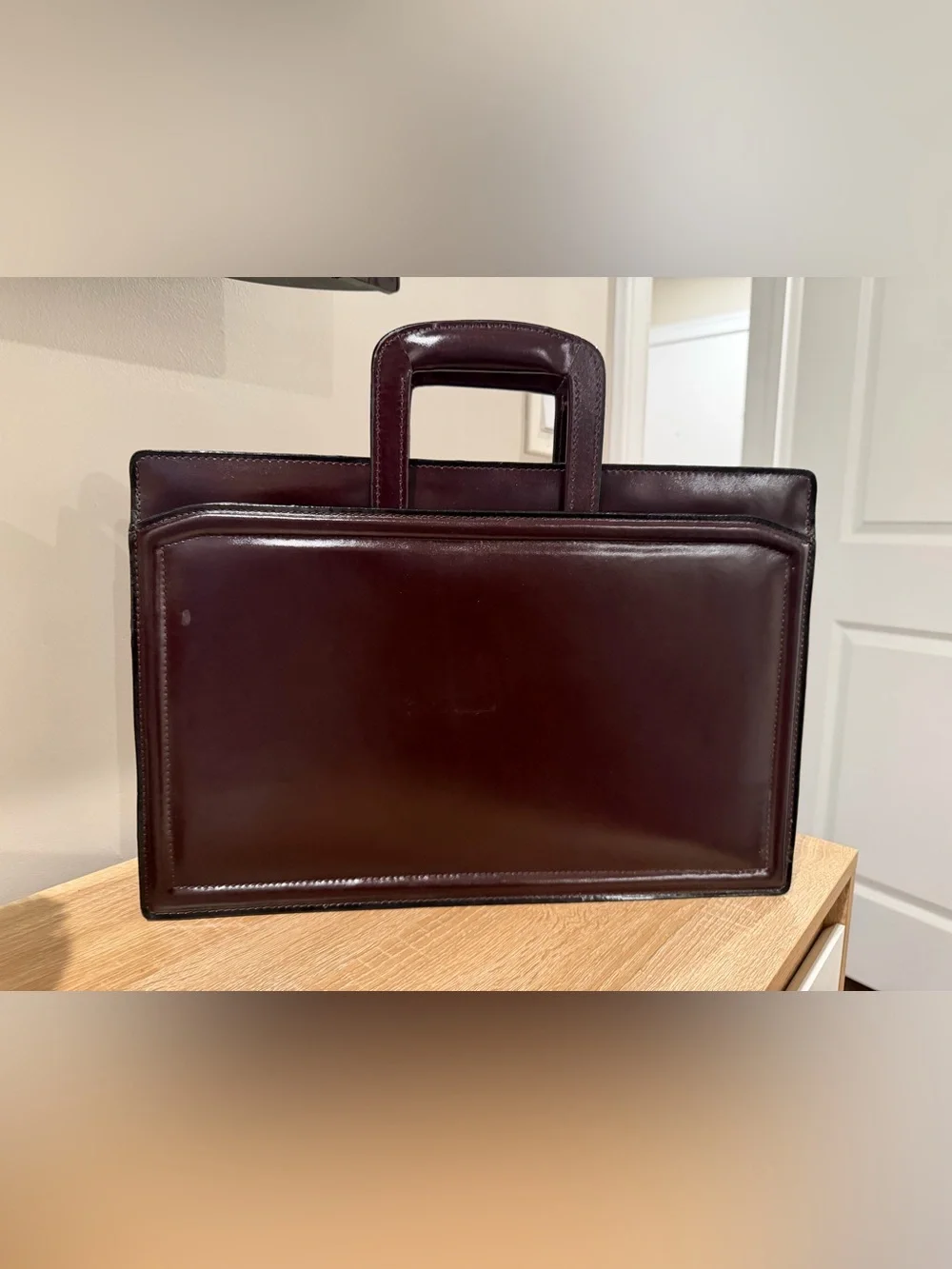 Vintage Leather Executive Binder / Briefcase